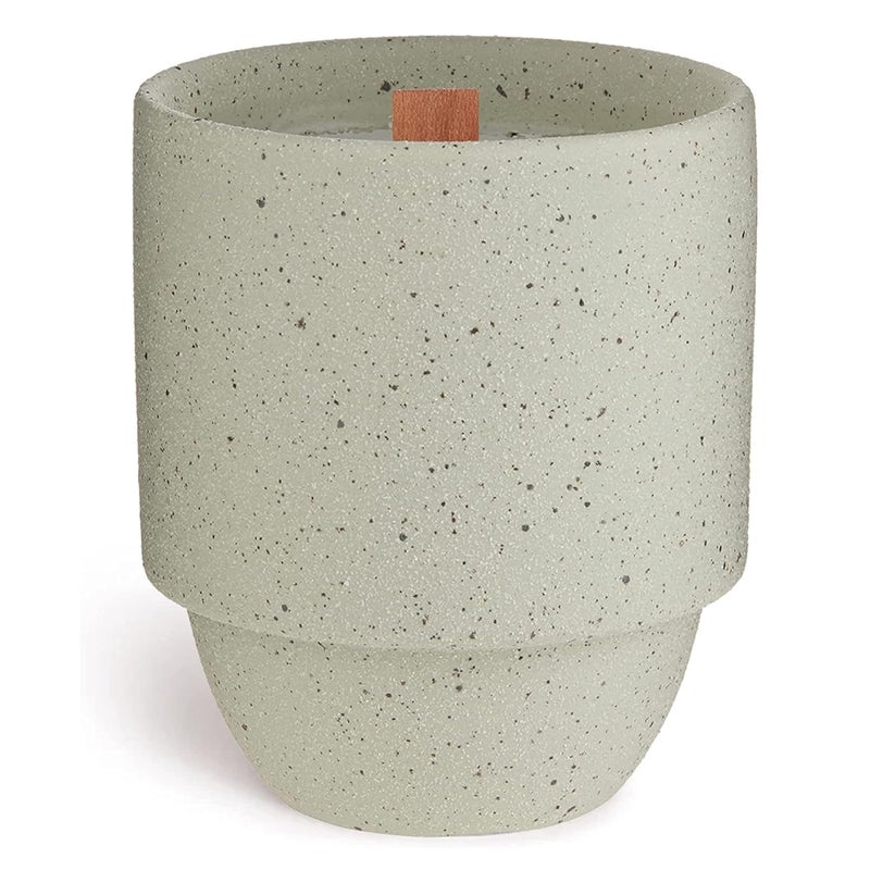 Paddywax Parks, Olympic Scented Candle in Reusable Ceramic Jar with Crackling Wood Wick, Soy Candle with Approx. 77 Hour Burn Time, Decorative Gift Candles for Home, Moss & Mint Scent, 11 oz - Image 1